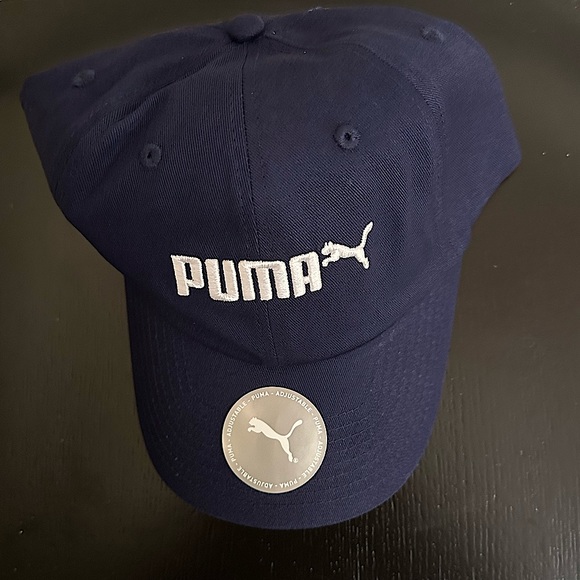 PUMA | Essentials No. 2 Logo Cap | Navy Blue | NWT - Picture 7 of 11